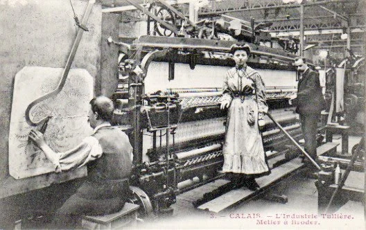 Hand-borduurmachine aangestuurd door een pantograaf
